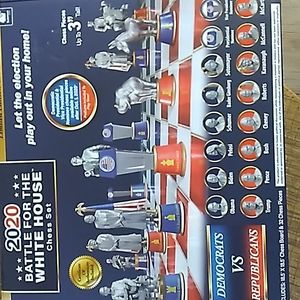 2020 BATTLE FOR THE WHITE HOUSE COLLECTIBLE CHESS GAME "LIMITED EDITION "